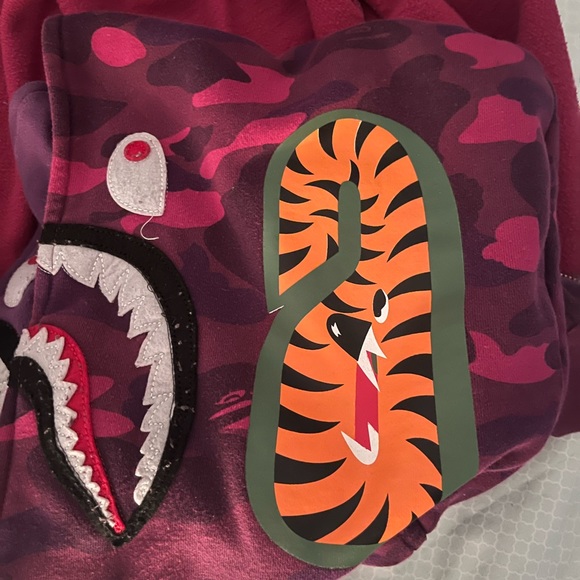 Bape Double Zip Hoodie (Purple Camo) - Picture 2 of 8